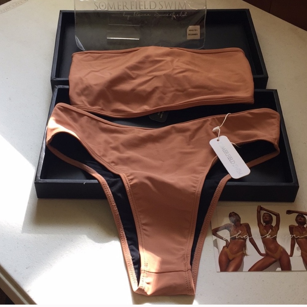 Somerfield swim High-Waisted bandeau bikini